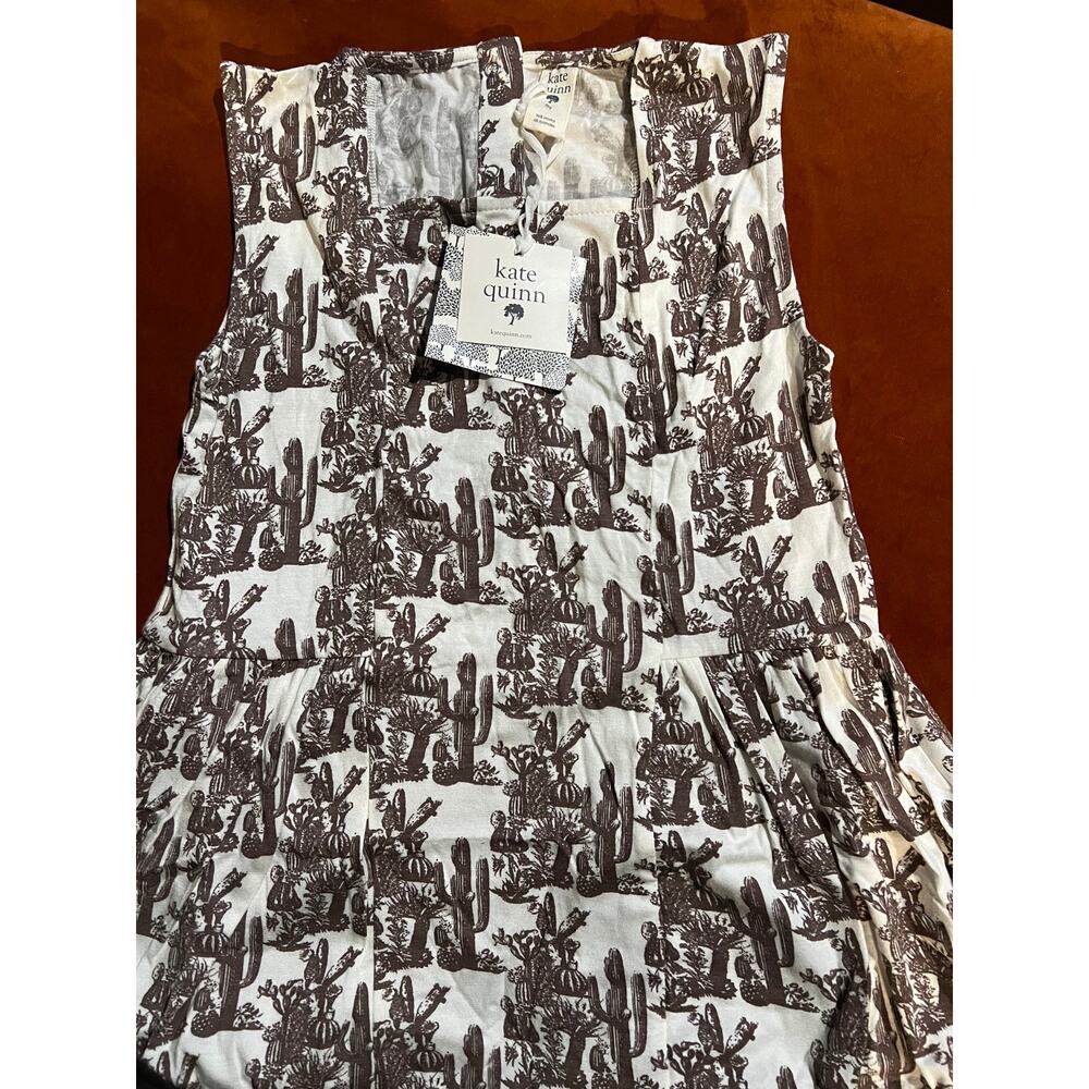 NWT Kate Quinn Sleeveless Bubble Ballerina Top in Neutral Cactus 7Y